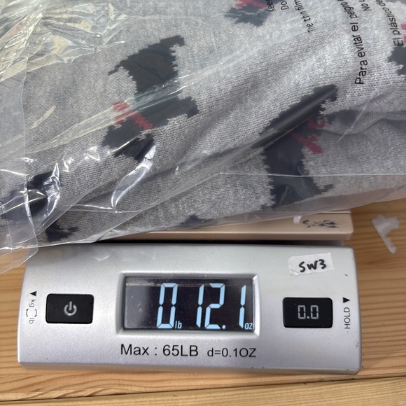 Charter Club Scottie Dog Sweater Petite M Gray Novelty Knit Preppy Classic Dogs - Picture 9 of 9